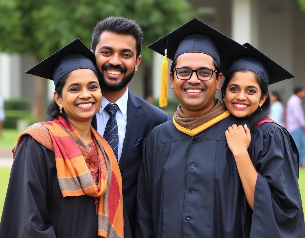 Family with graduate