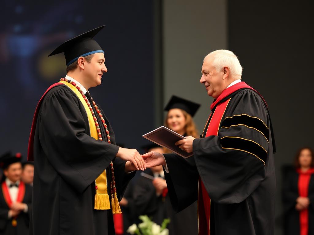Stage convocation moment